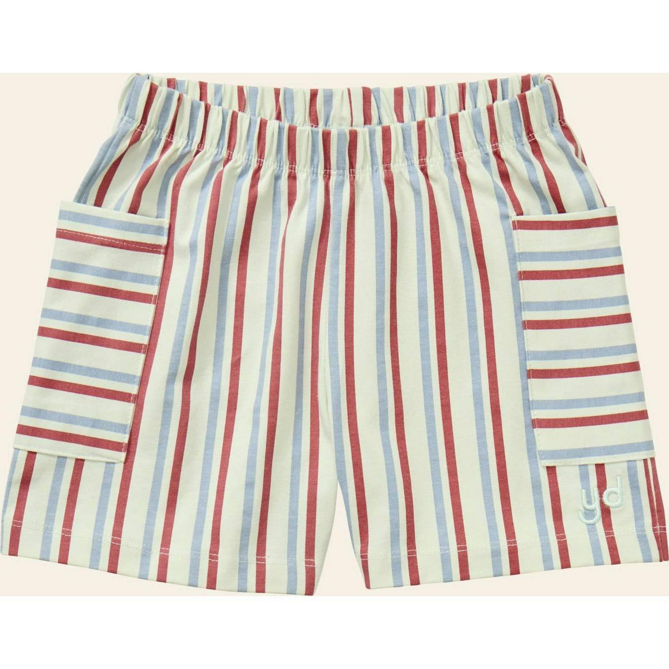 Stripe Mix Pocket Shorts