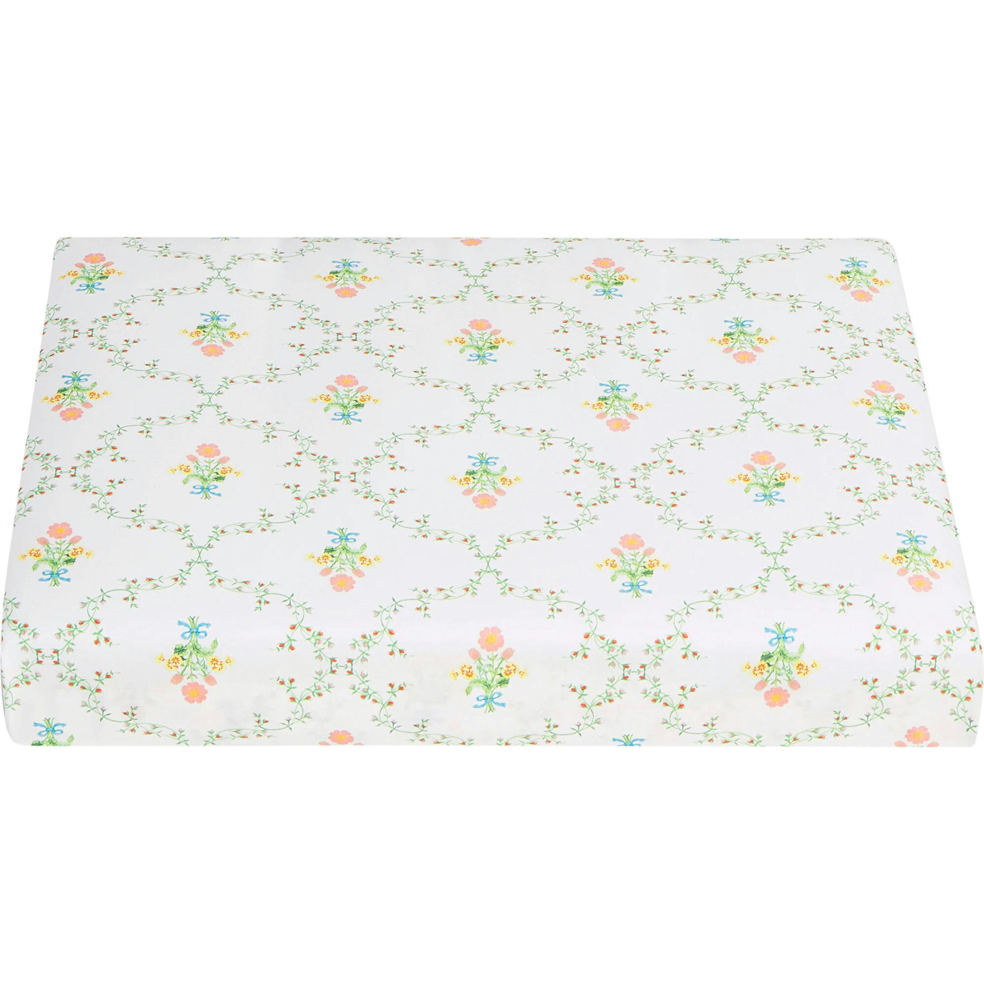 The Fitted Sheet - Pastel Trellis