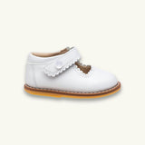 Toddler Mary Jane | White Leather