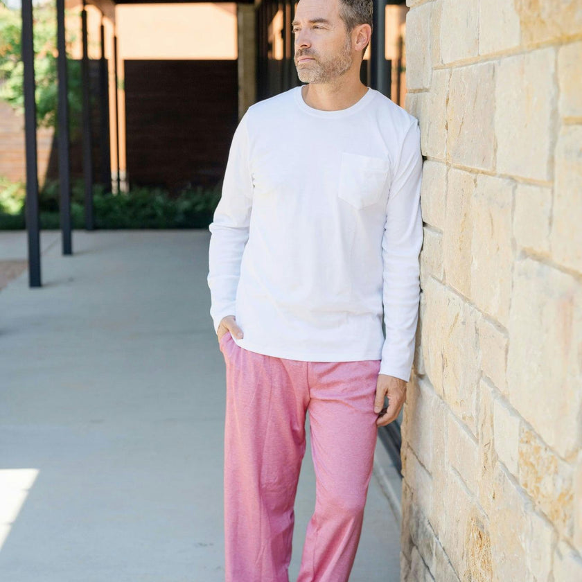 Brent Men's Hangout Pant Red Stripes