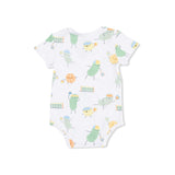 Pickles Playing Pickleball - Short Sleeve Bodysuit