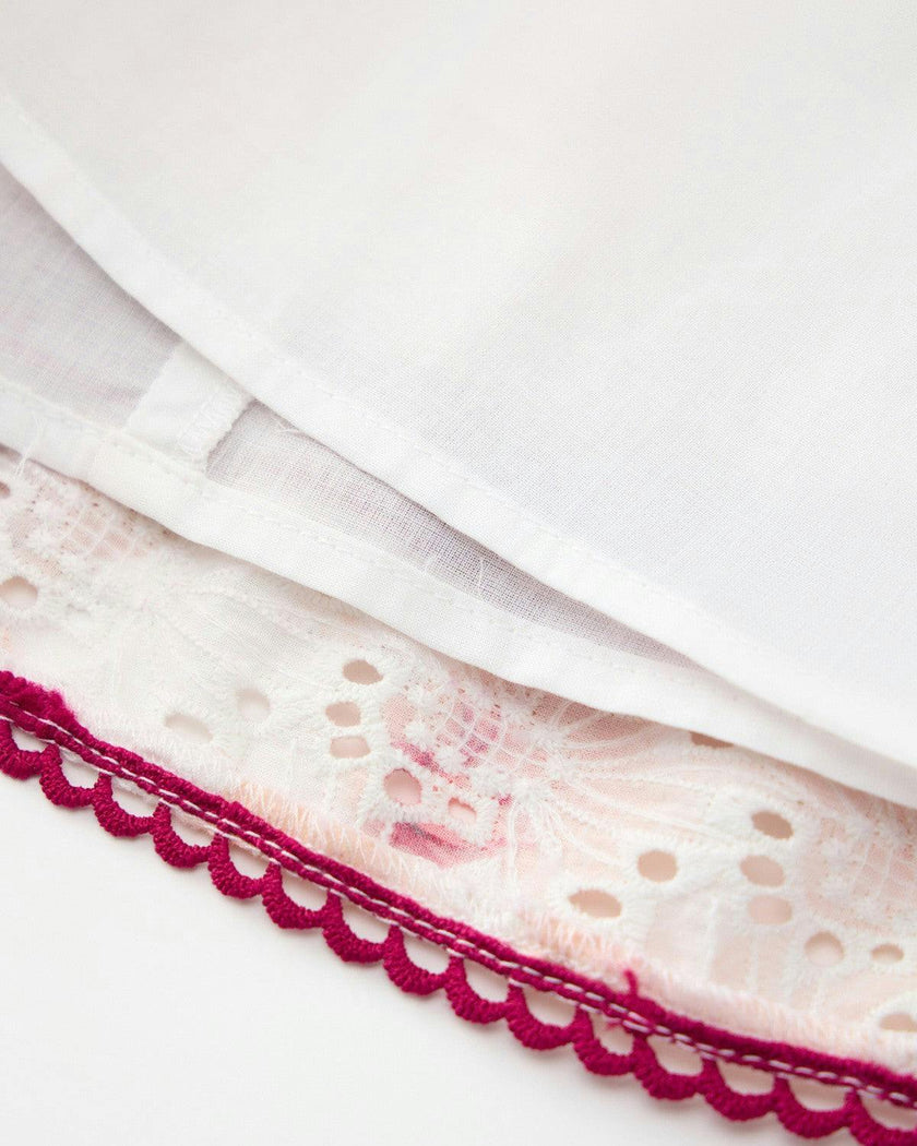 Liana Embroidered Mini Dress