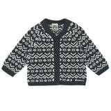 BONTON Mozza Baby Cardigan - Carbone