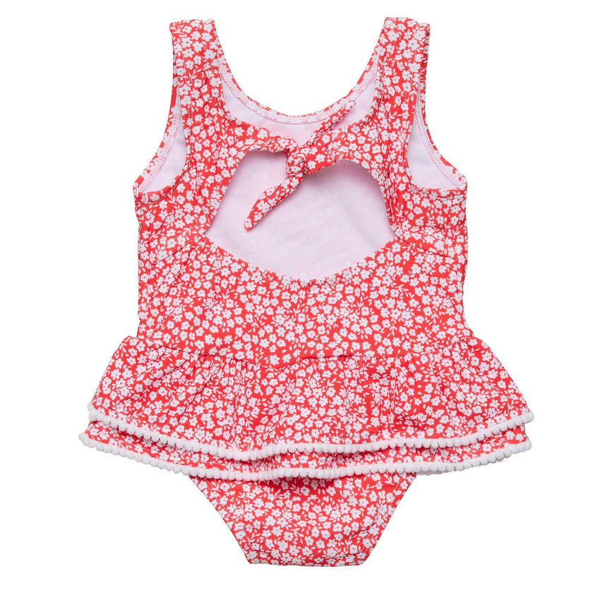 Ditsy Bloom Skirt Swimsuit