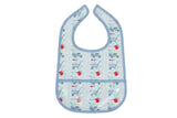 The Wipe It Bib in Lawn