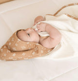 Ezra Copper Dash Hooded Baby Bath Towel