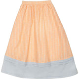 Organic Picnic Skirt in Creamsicle Wand