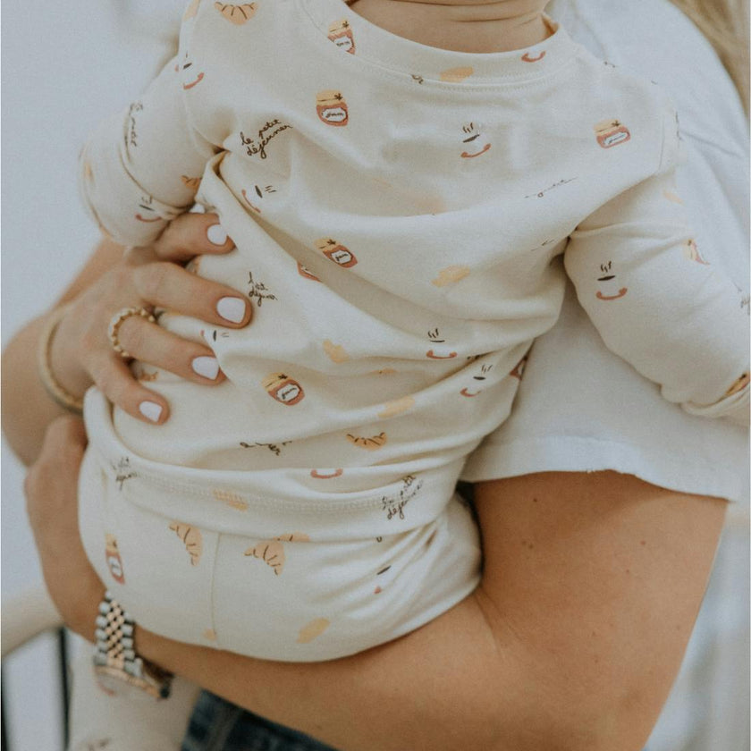 Modal Pajama Set in Petit Déjeuner
