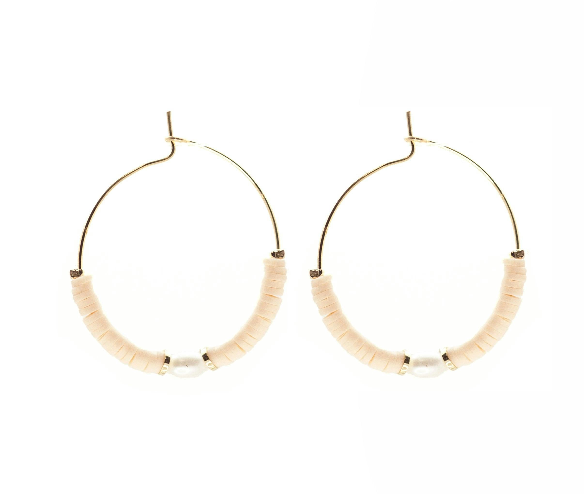 Windansea Hoops ~ Salty Shells