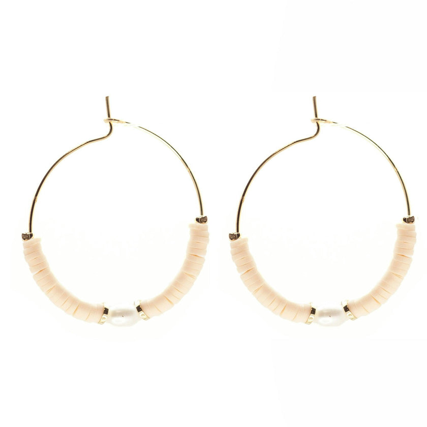 Windansea Hoops ~ Salty Shells