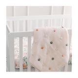 Parker Cotton Muslin Pom Pom Baby Quilt