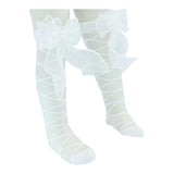 Tulle Tie Wrap Heart Socks