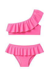 One Shoulder Ruffle Bikini