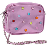 Pink Candy Gem Crossbody Bag
