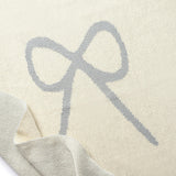 Bow Logo Knit Baby Blanket