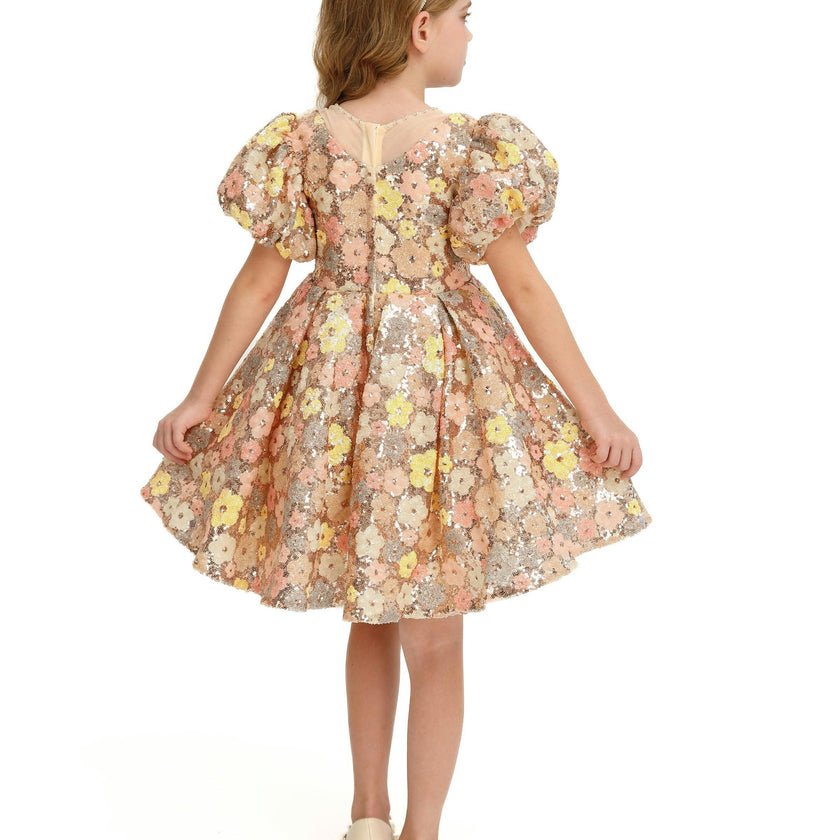 Champagne Blossom Lamore Dress