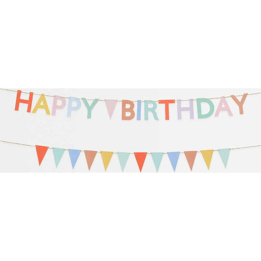 Happy Birthday Mini Matchbox Garland Set