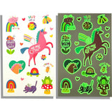 Tattoo-Palooza Glow in the Dark Temporary Tattoos - Magic Moonbeams - 3 Sheets