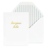 Bonjour Bebe Card