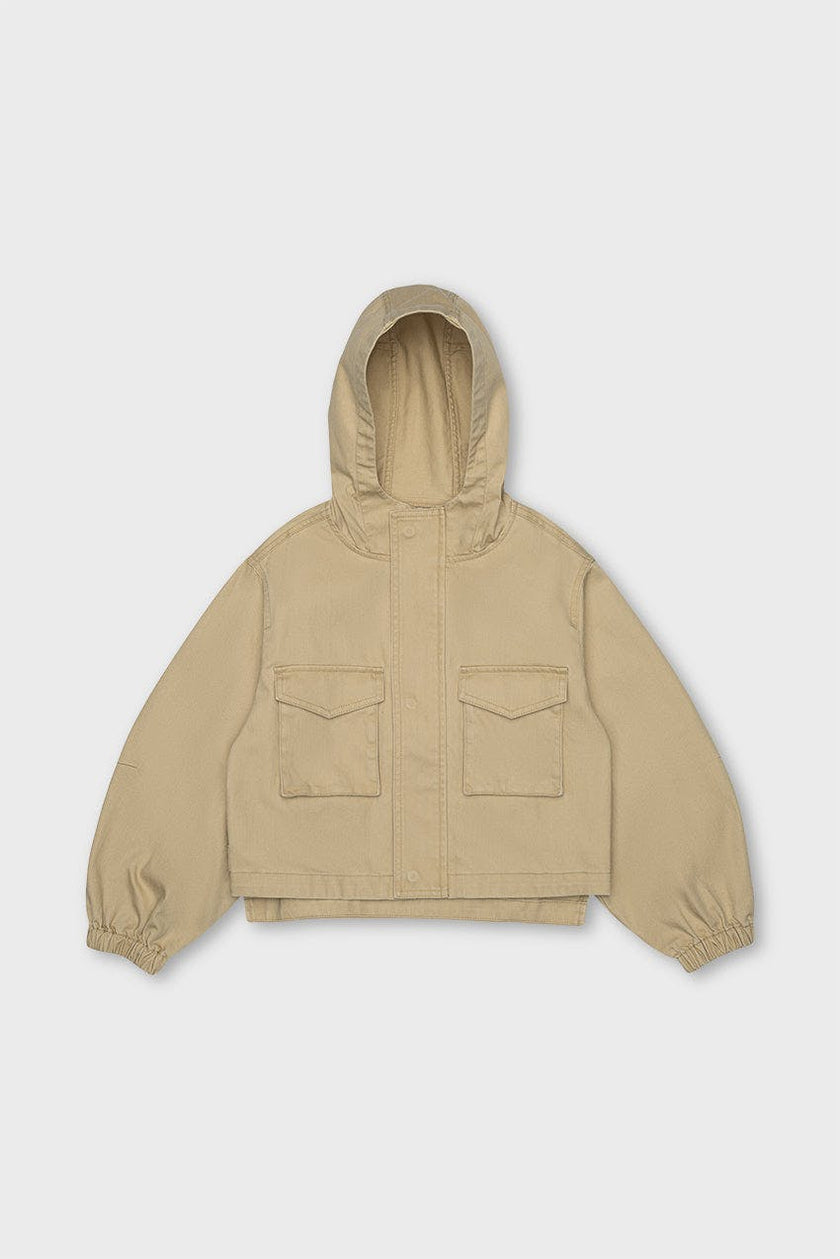 Organic Cotton Boxy Cargo Jacket&nbsp;