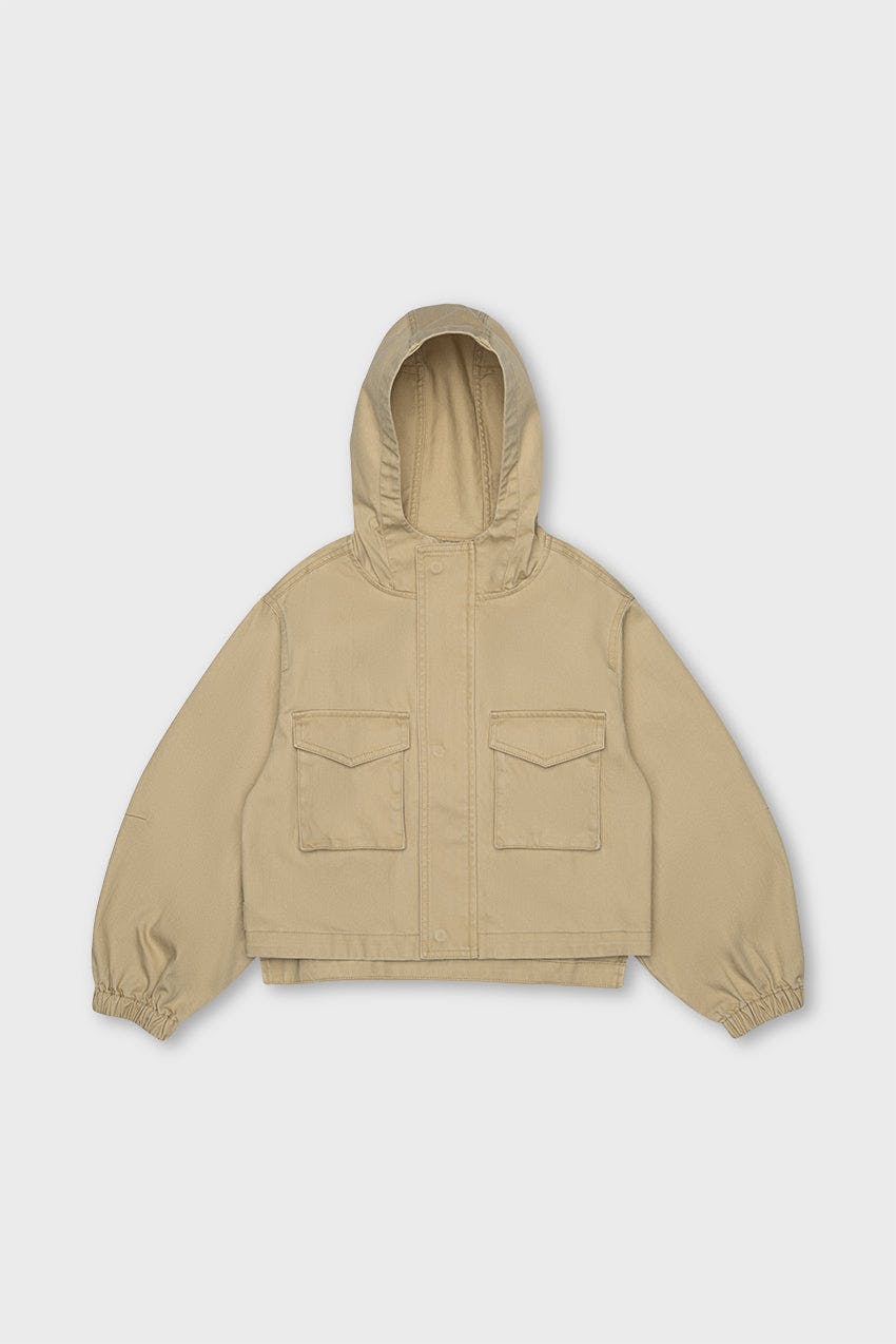Organic Cotton Boxy Cargo Jacket&nbsp;