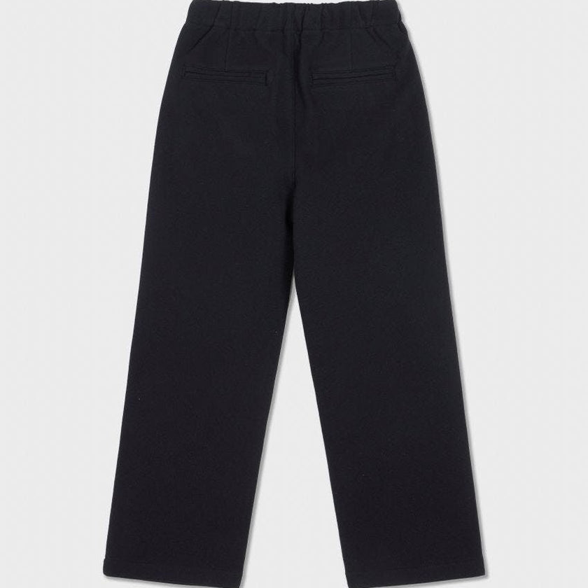 Organic Cotton Recycled Polyester Pleated Pant