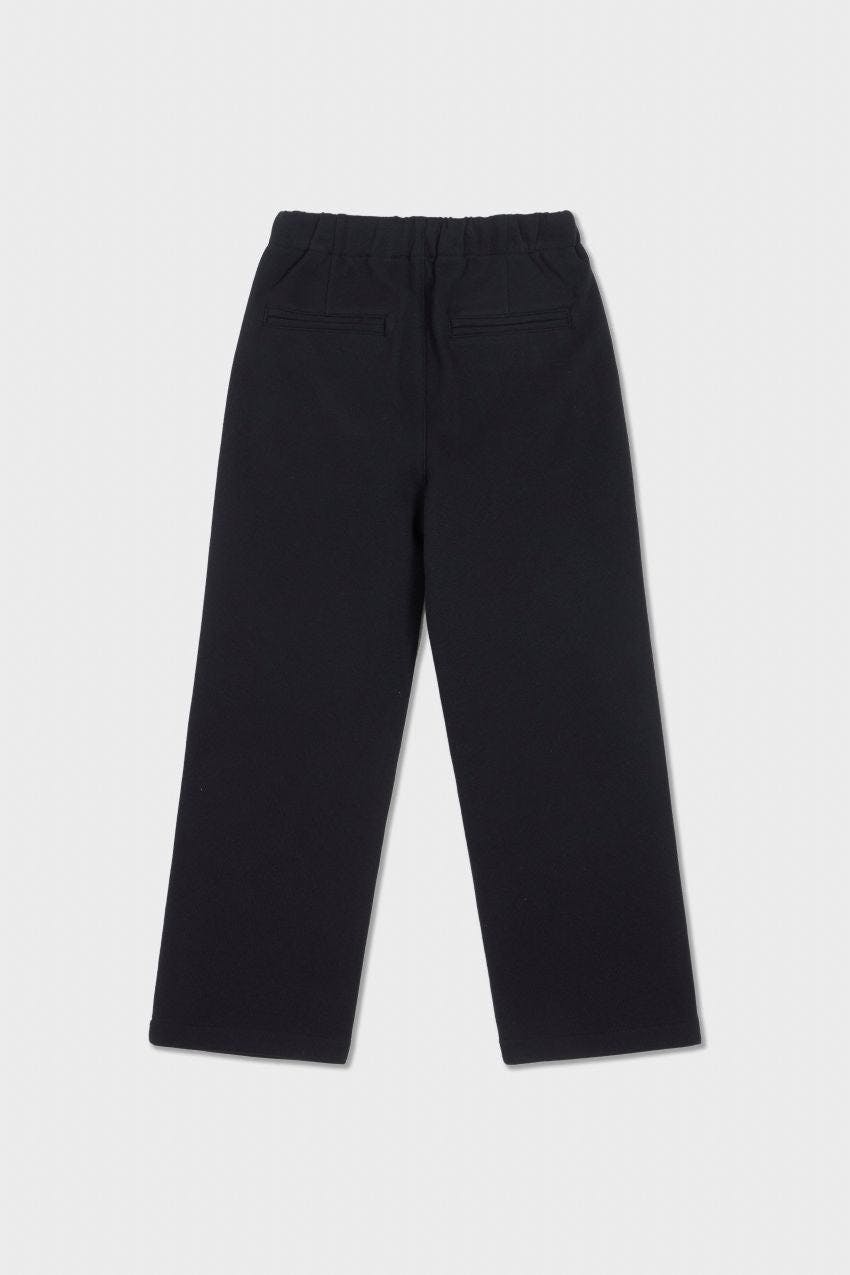 Organic Cotton Recycled Polyester Pleated Pant