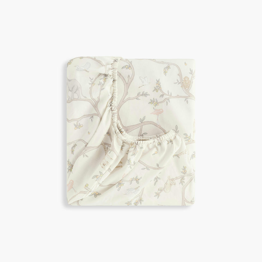 Animal Parade Crib Sheet