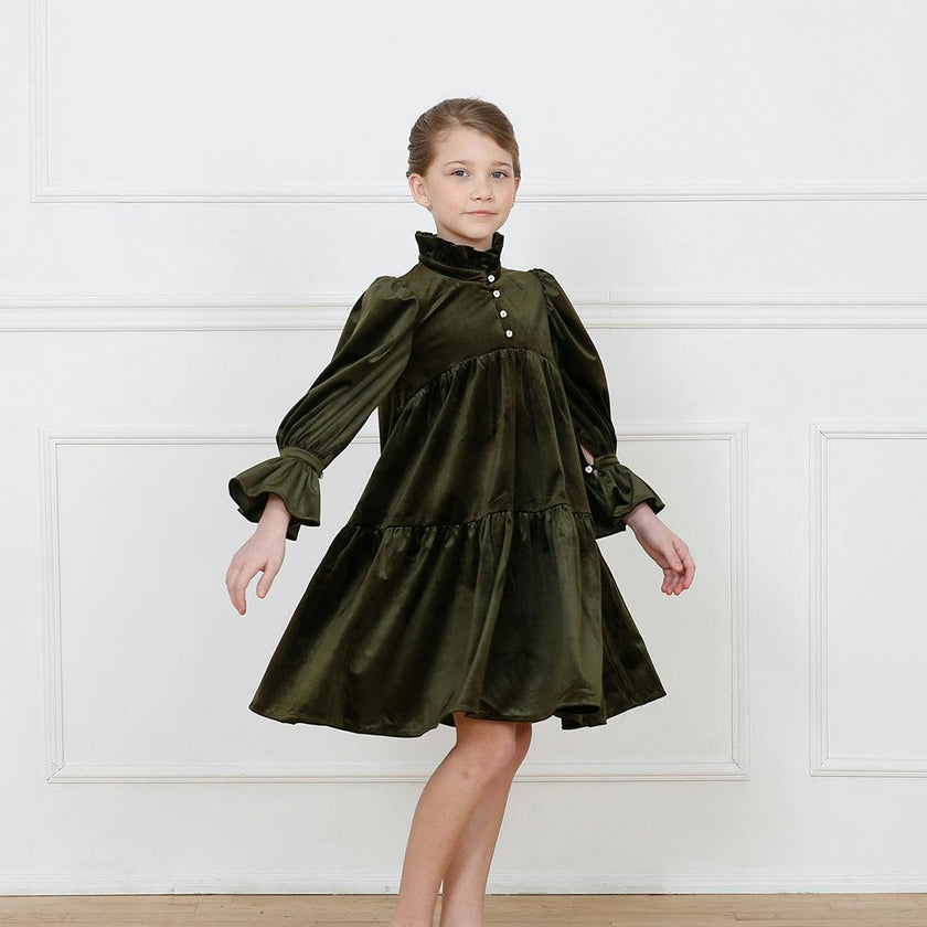 Evelyn dress (teal blue)
