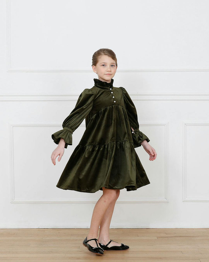 Evelyn dress (teal blue)