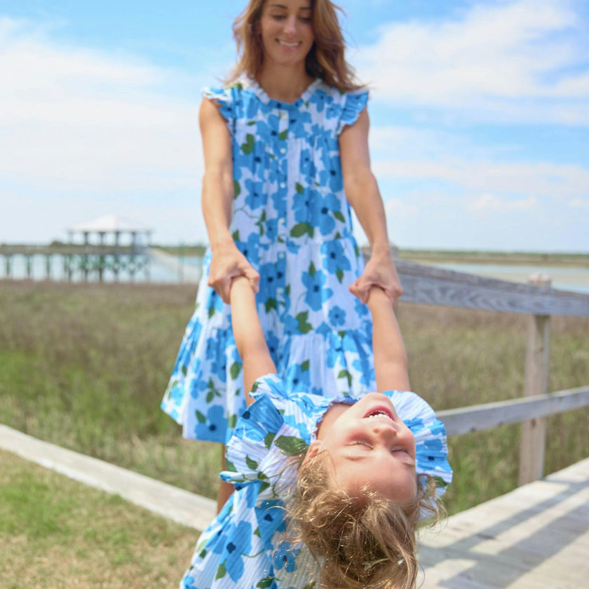 Womens Kalani Dress - Hibiscus Floral