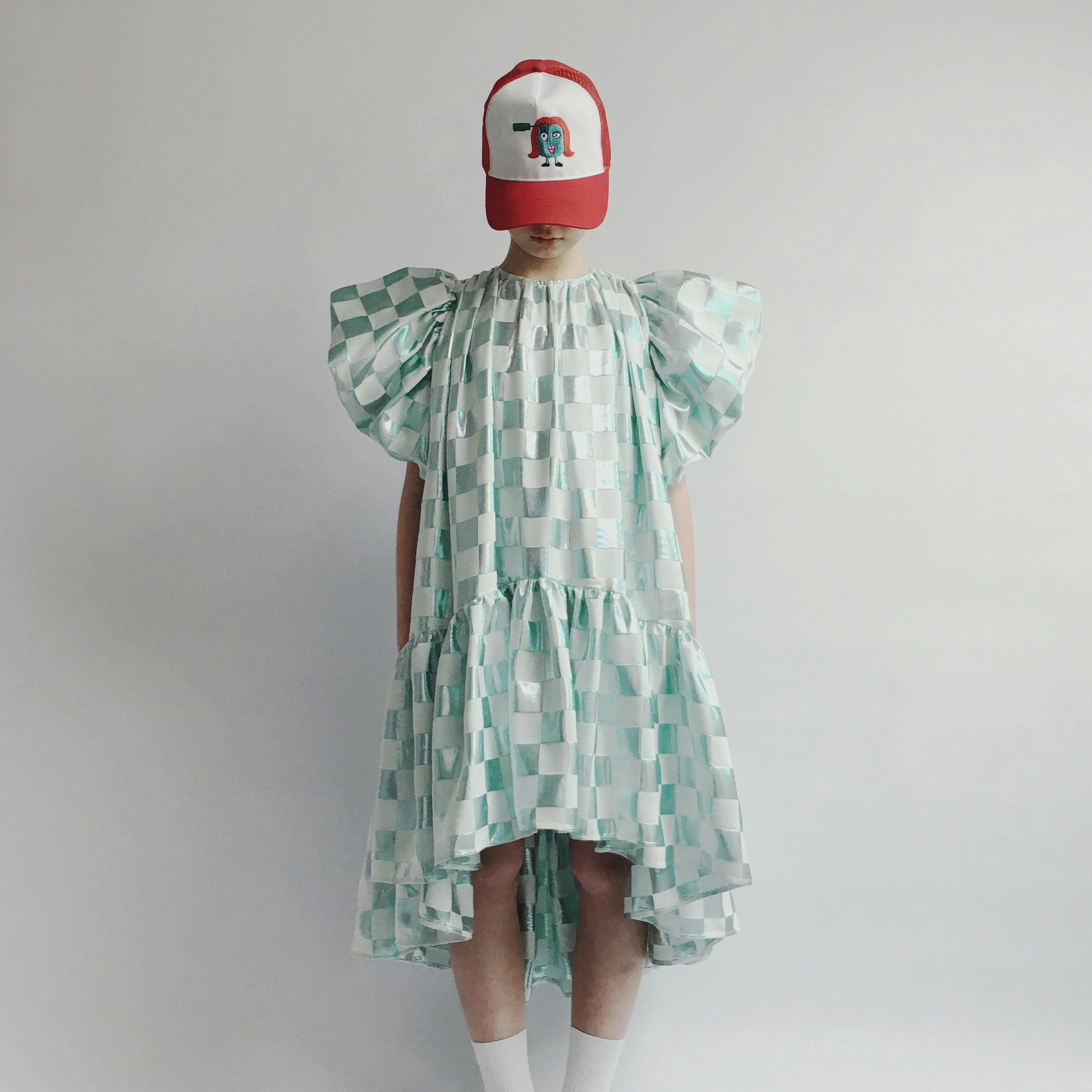 CAROLINE BOSMANS Square Shine Dress