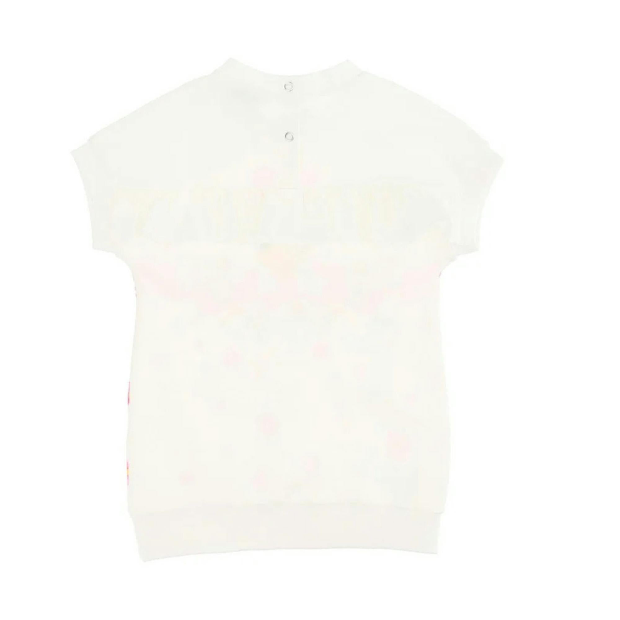 White Floral Embroidered Sweatshirt