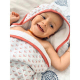 Block-Printed Terry Towel