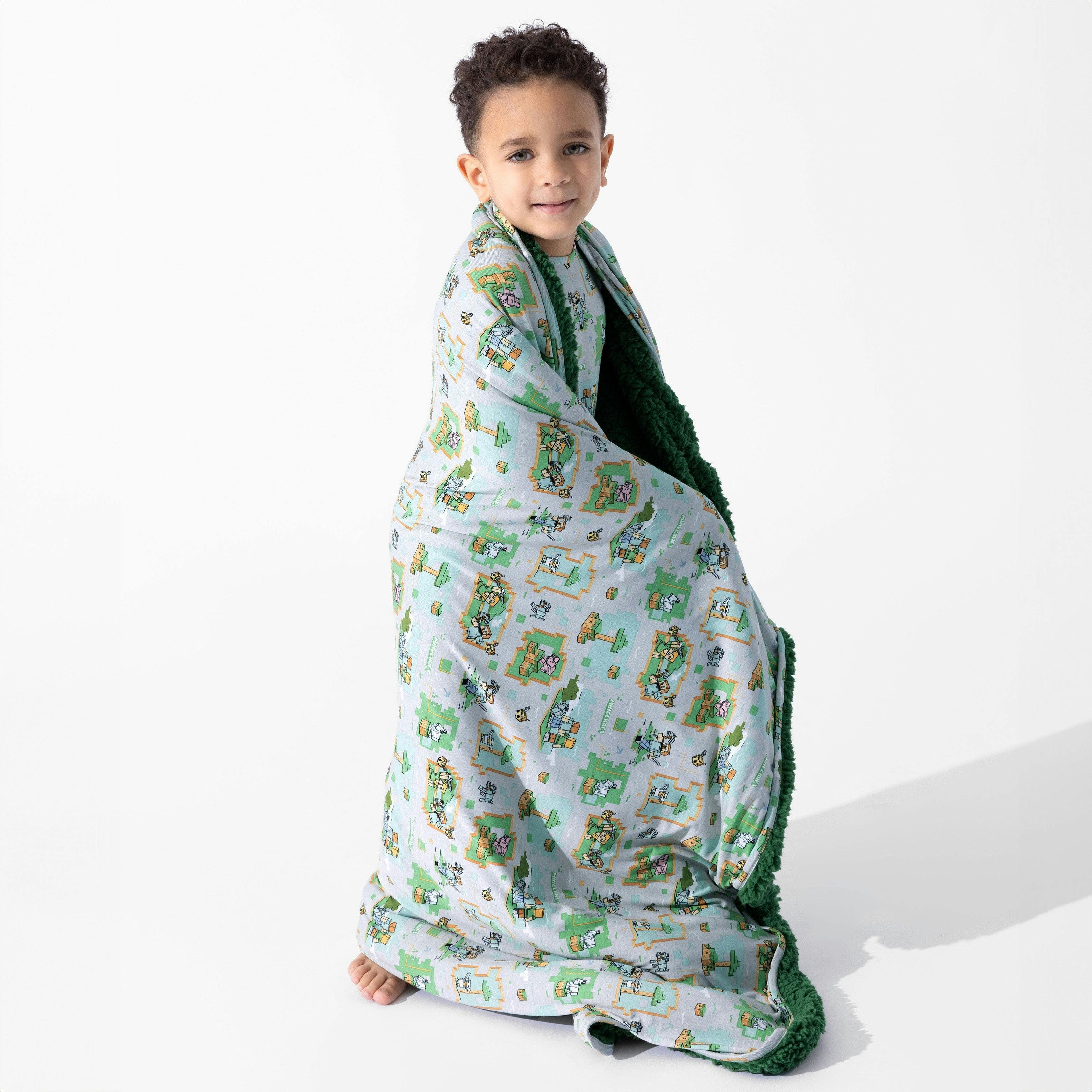 Minecraft: Overworld Dreams Bamboo Sherpa Blanket