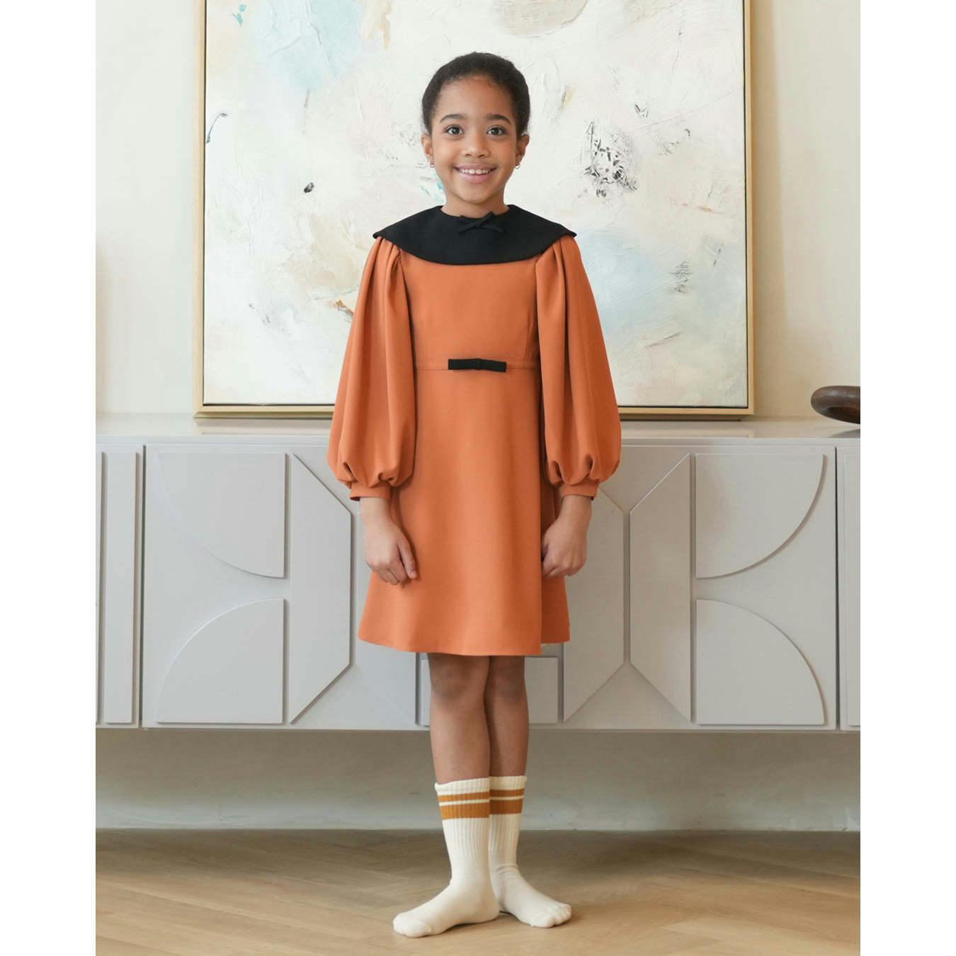 Leni dress, Orange