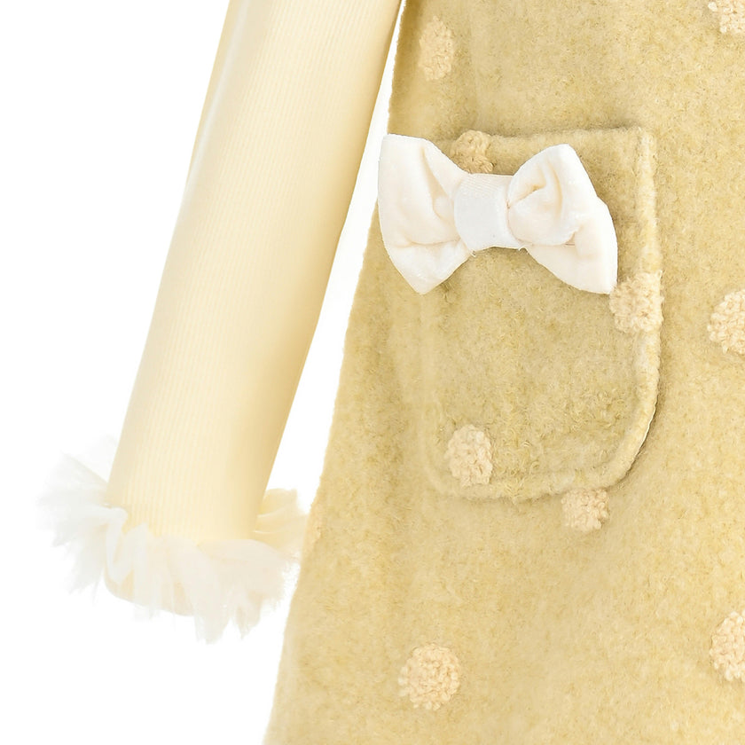 Light Yellow Maura Sweetbow Dress Sets