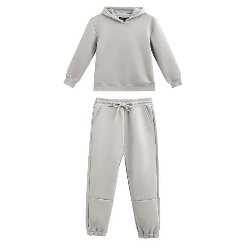 Light Gray Tracksuit Set