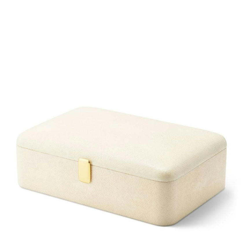 Abella Shagreen Small Jewelry Box