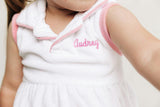 Custom Embroidered Terry Polo Dress