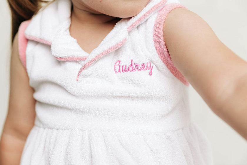 Custom Embroidered Terry Polo Dress
