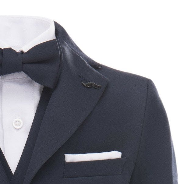 Navy Blue Peak Lapel Tuxedo