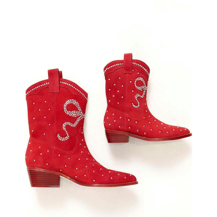 Mini Channing Bootie in Red