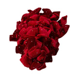 Kurt Adler 15.75-Inch Burgundy Bow Tree With Diamond Gemstones