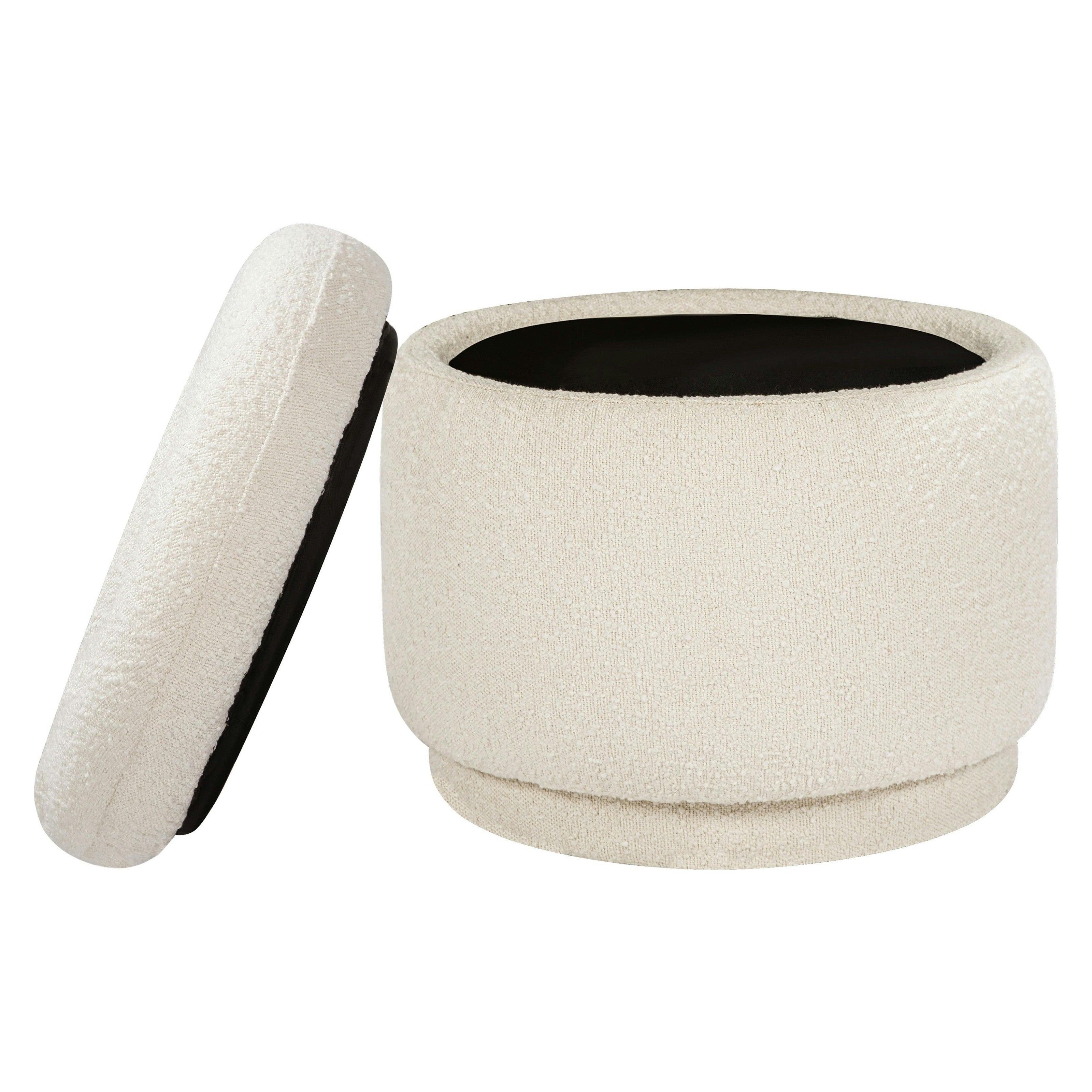 Babyletto Enoki Storage Ottoman in Boucle