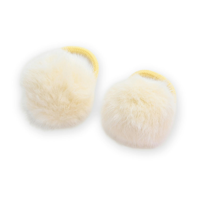 Fluffy Pom-Pom Hair Tie Set