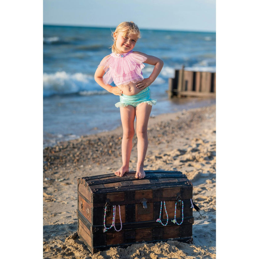 Pink Mermaid Swim Suit