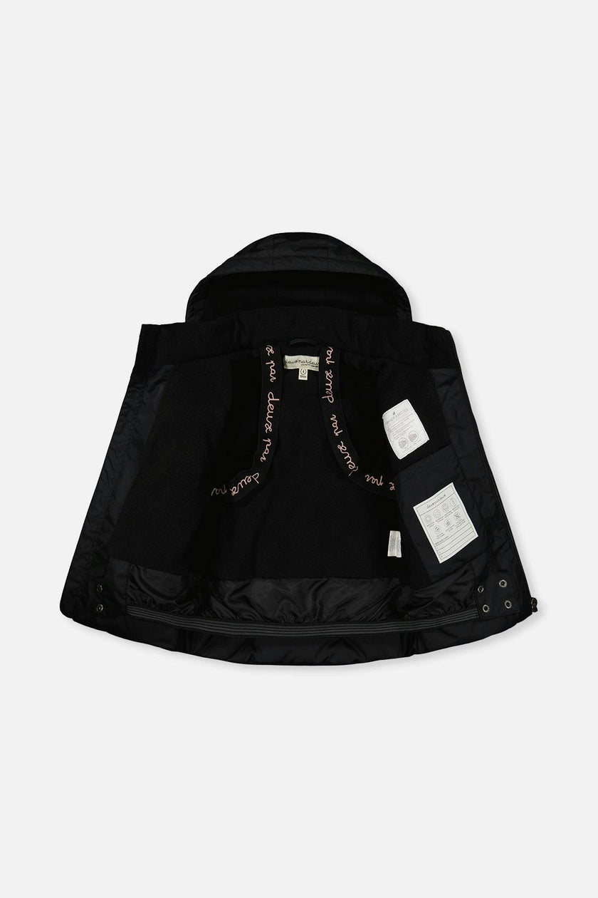 Two Piece Play Snowsuit Black