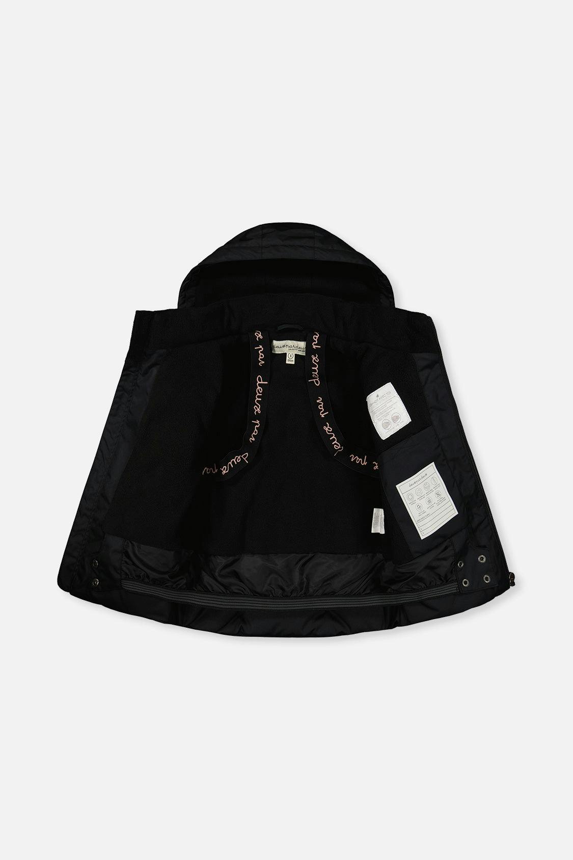 Two Piece Play Snowsuit Black