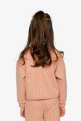 Jacquard Sweatshirt Pink